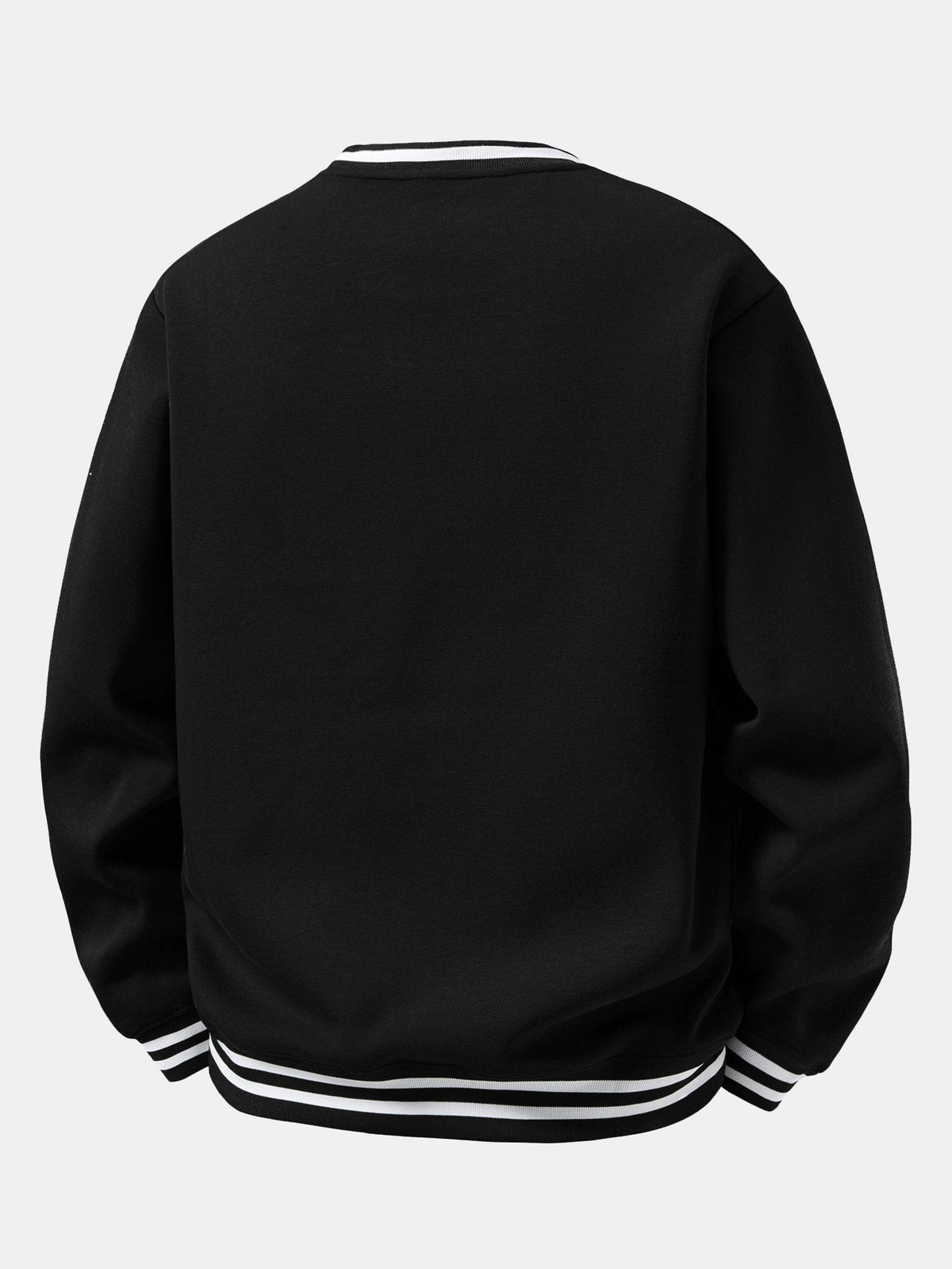 Men's Cotton Blend Crew Neck Sweatshirt – Relaxed Fit