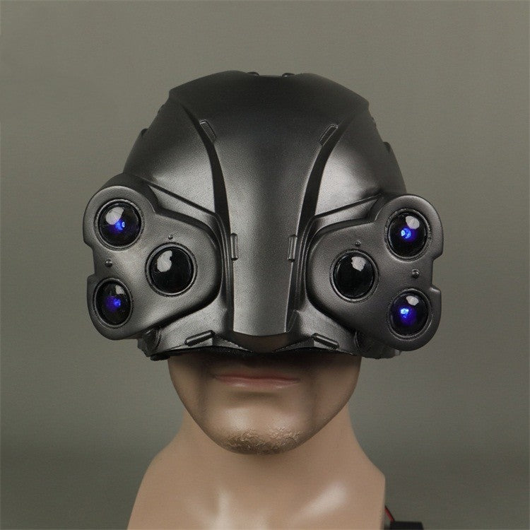 Cyberpunk Full Face Halloween Helmet Mask - Villain Design
