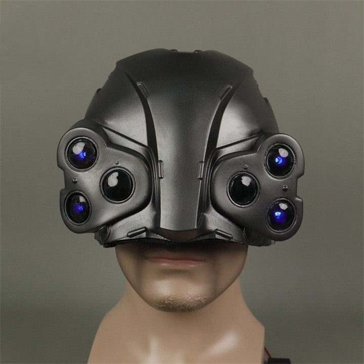 Cyberpunk Full Face Halloween Helmet Mask - Villain Design