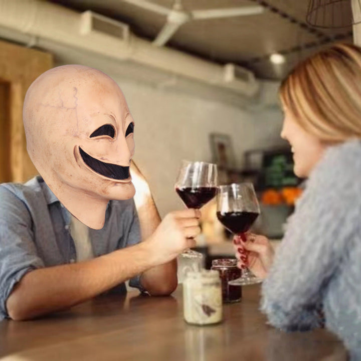 Halloween Alien Mask - Smiling & Faceless Design