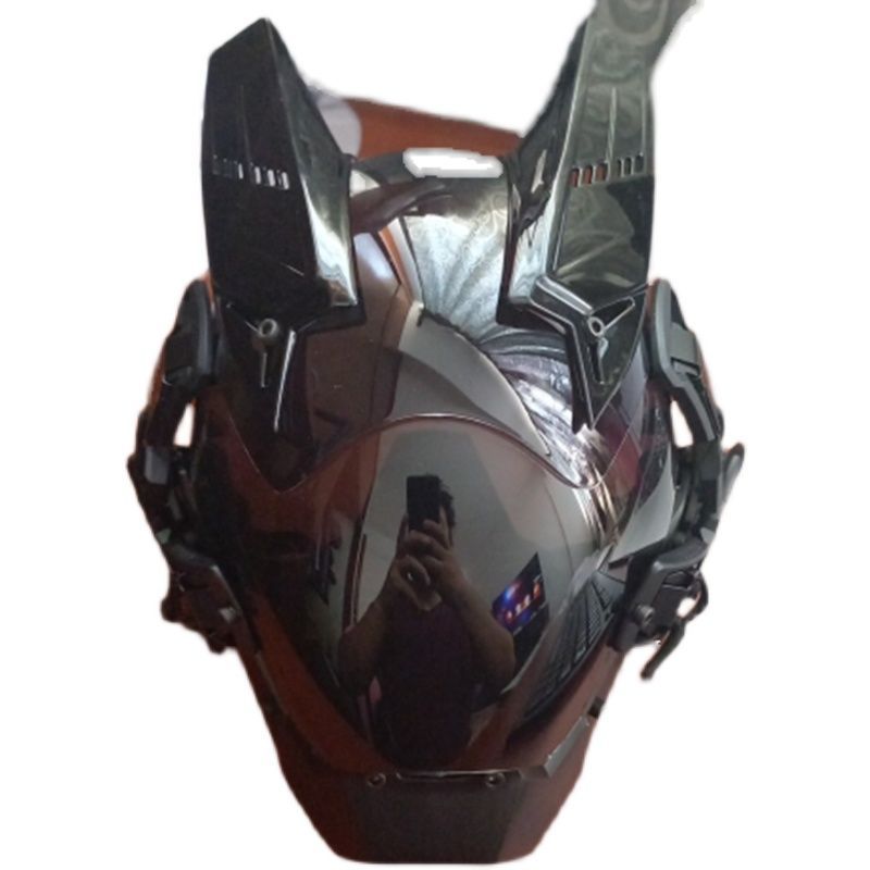Halloween Black Sci-Fi Mask - Party Costume Accessory - Black