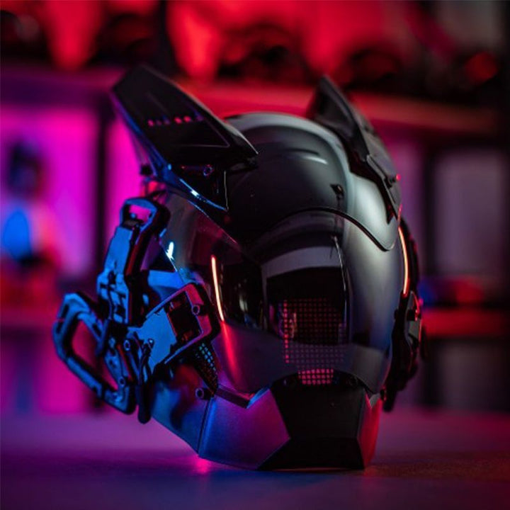 Halloween Black Sci-Fi Mask - Party Costume Accessory