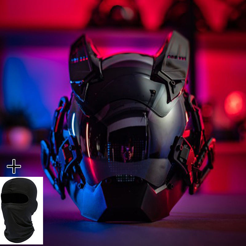 Halloween Black Sci-Fi Mask - Party Costume Accessory