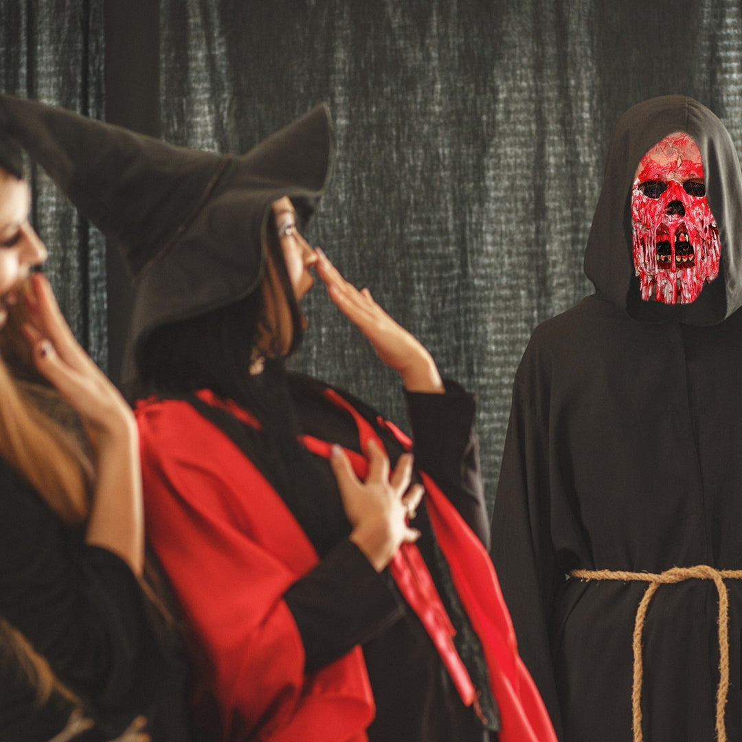 Halloween Bloody Ghost Face Mask - Latex Costume Accessory