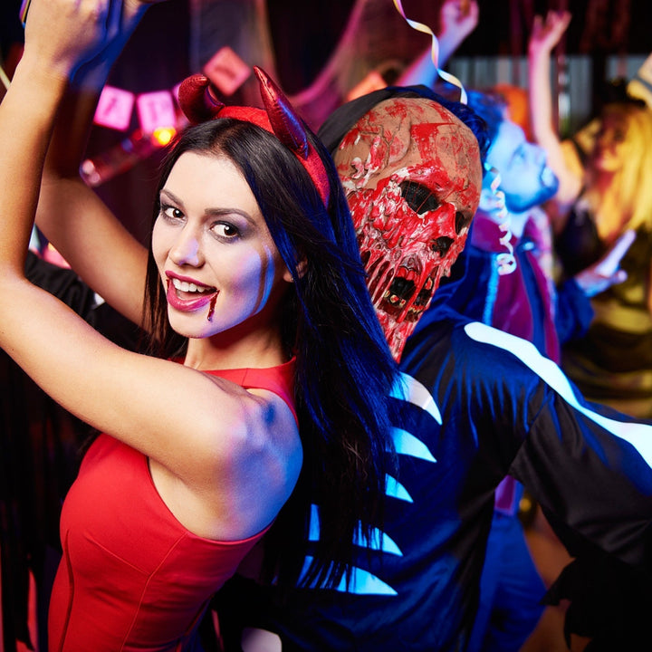 Halloween Bloody Ghost Face Mask - Latex Costume Accessory