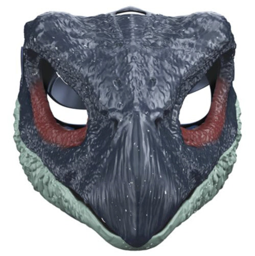 Halloween Blue Dinosaur Mask - Sickle Claw Headpiece - Blue