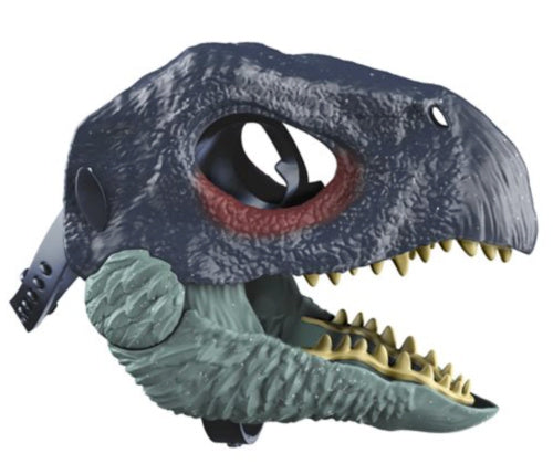 Halloween Blue Dinosaur Mask - Sickle Claw Headpiece