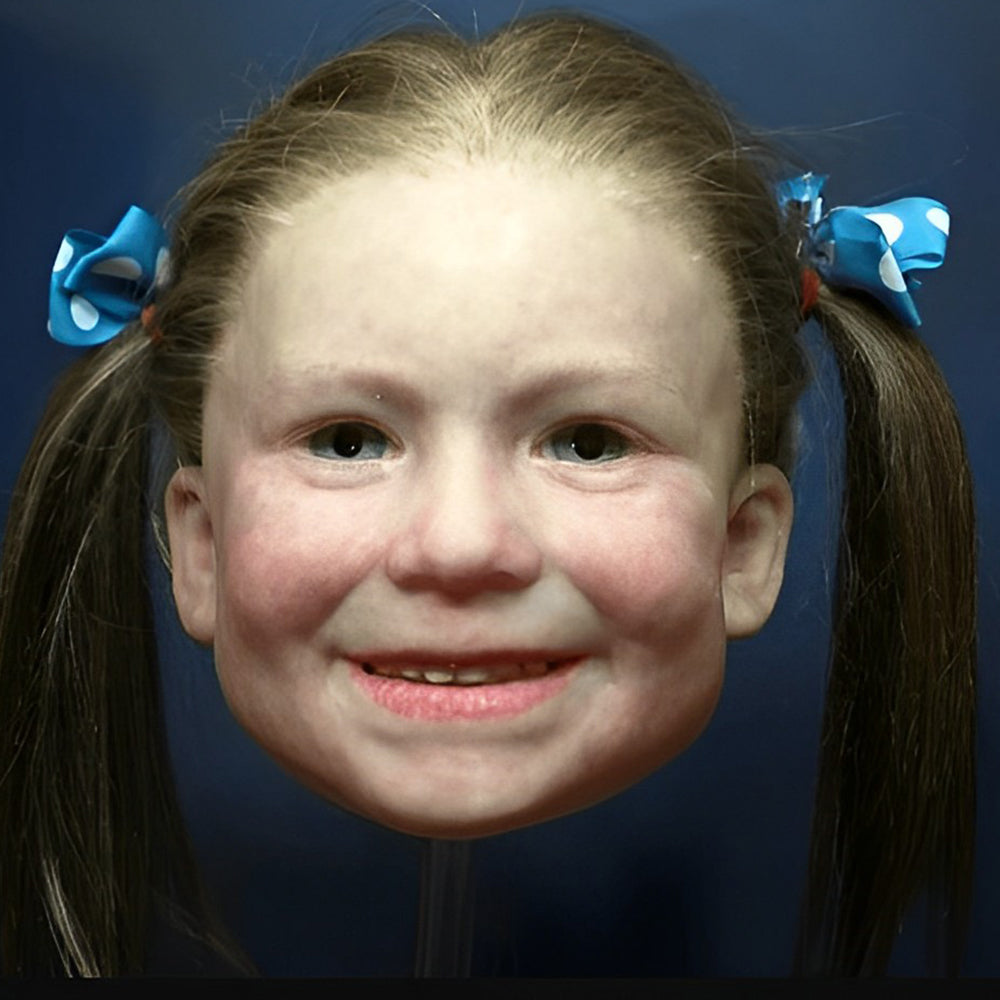 Halloween Character Mask – Full Face Costume Party Accessory - Little Girl