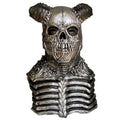 Halloween Devil Horns Skull Latex Mask - Horror Costume Accessory