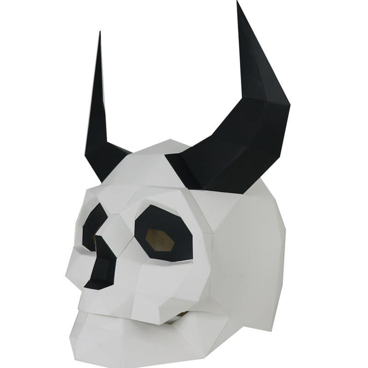Halloween Devil Skull Mask - DIY Paper Craft Kit