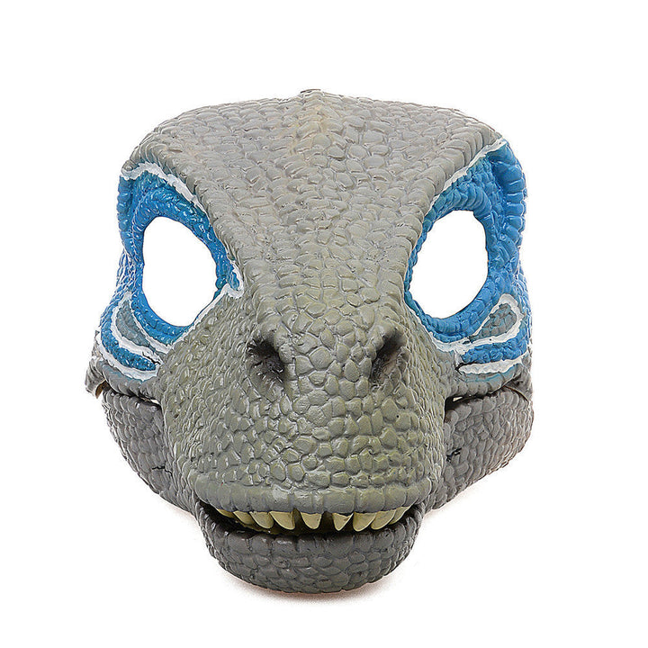 Halloween Dinosaur Mask with Moving Mouth - Latex Roleplay