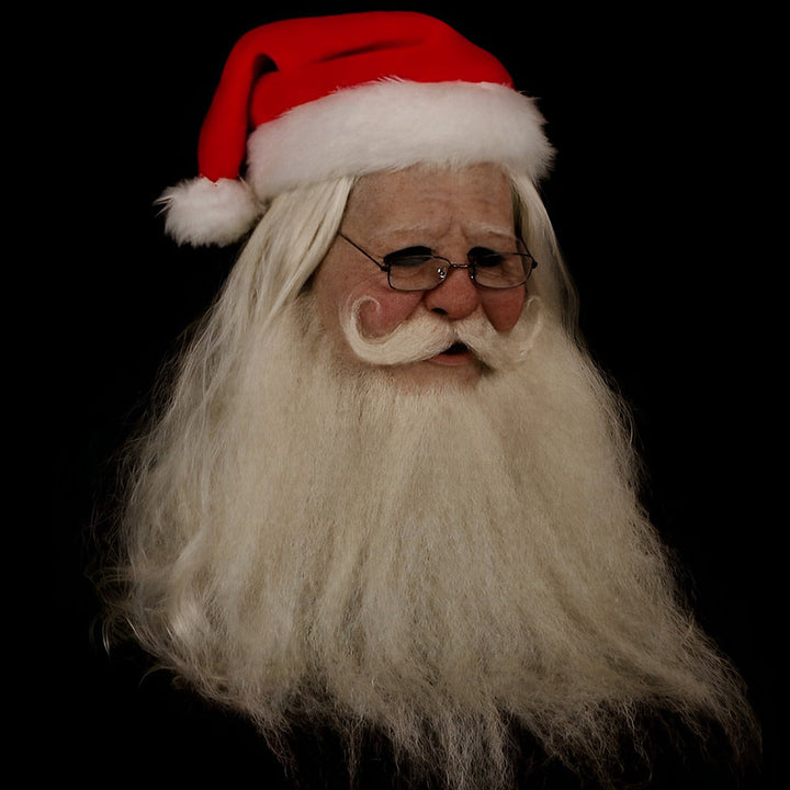Halloween Elderly Character Mask – Full Face Party Costume - Santa Claus-A