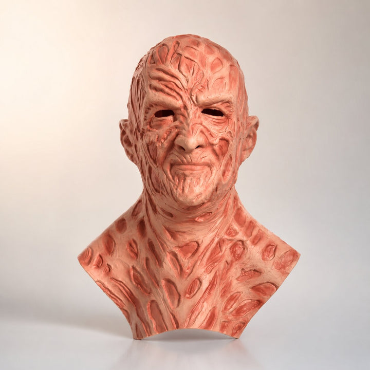 Halloween Freddy Krueger Mask & Glove Set - Scarred Horror Costume Acc - Mask Only