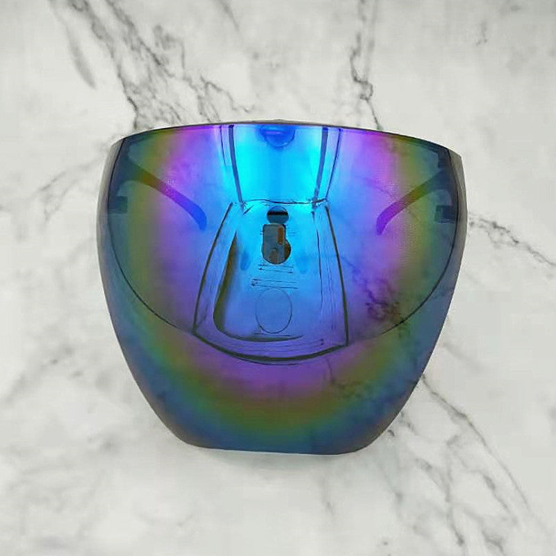 Halloween Futuristic Sphere Visor Sunglasses - Party Costume Accessory - Blue