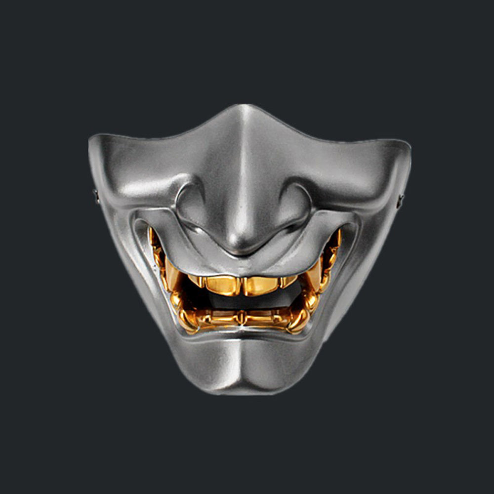 Halloween Ghost Head Mask - Resin Party Accessory - Dark Grey