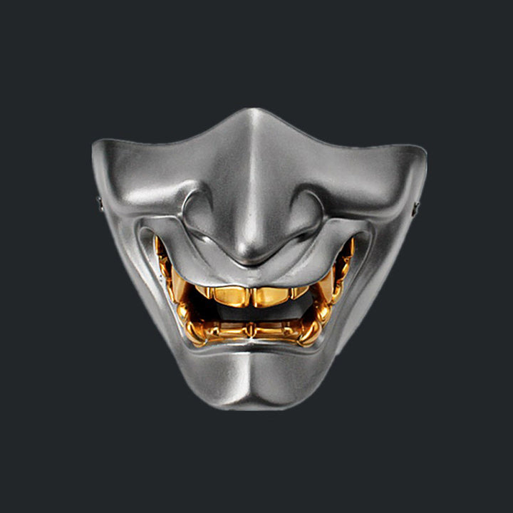 Halloween Ghost Head Mask - Resin Party Accessory - Dark Grey
