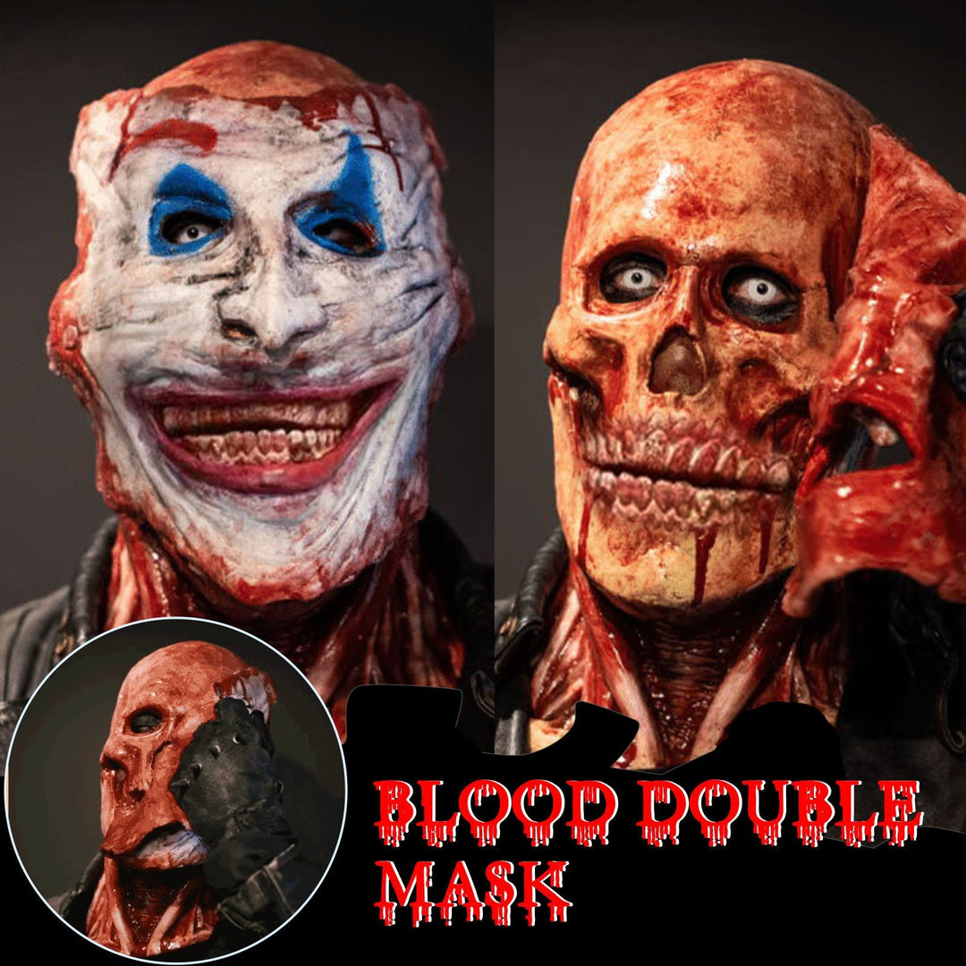 Halloween Horror Mask Headpiece - Latex Costume Accessory