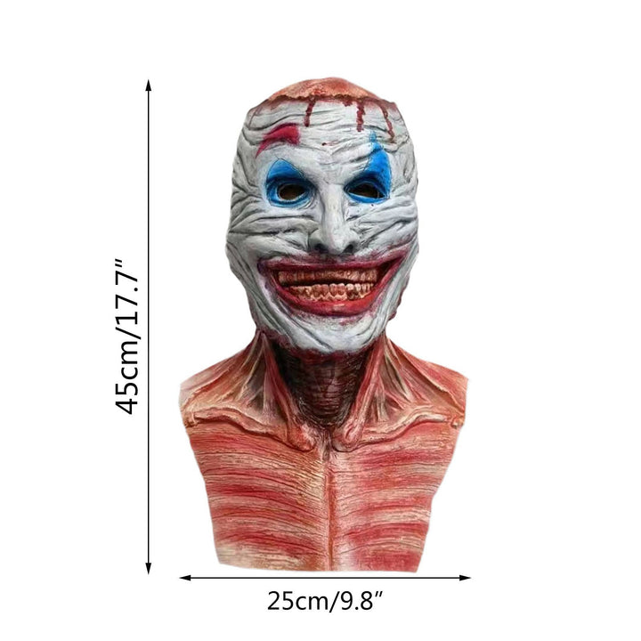 Halloween Horror Mask Headpiece - Latex Costume Accessory