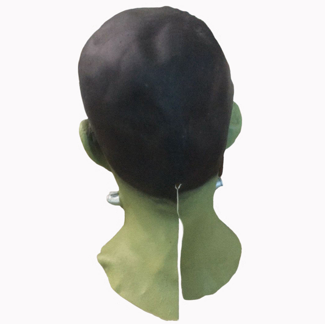 Halloween Latex Horror Mask - Green Masquerade Face Cover