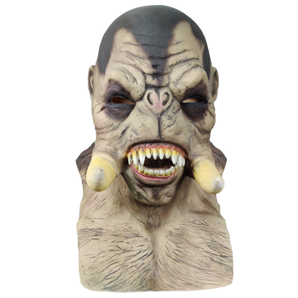 Halloween Latex Horror Mask - Warcraft Red Demon Cosplay - Alien Skin