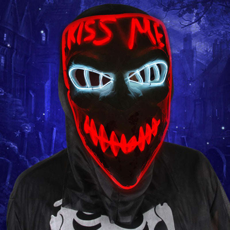 Halloween Light-Up Mask - LED Party Accessory