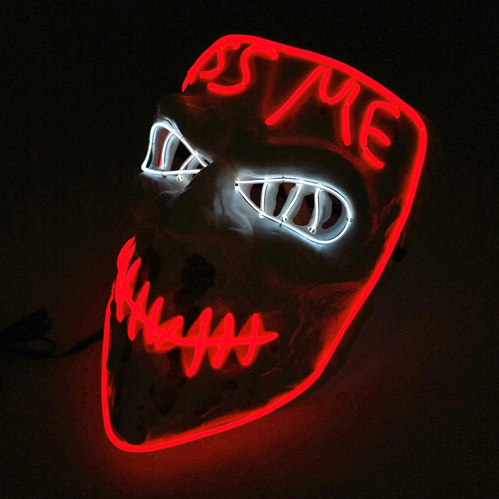Halloween Light-Up Mask - LED Party Accessory