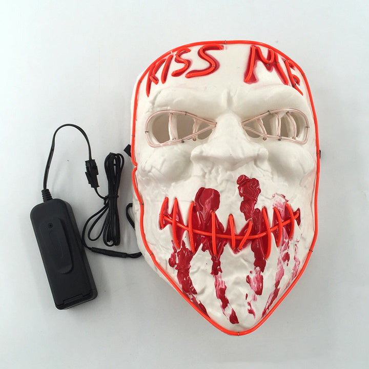 Halloween Light-Up Mask - LED Party Accessory