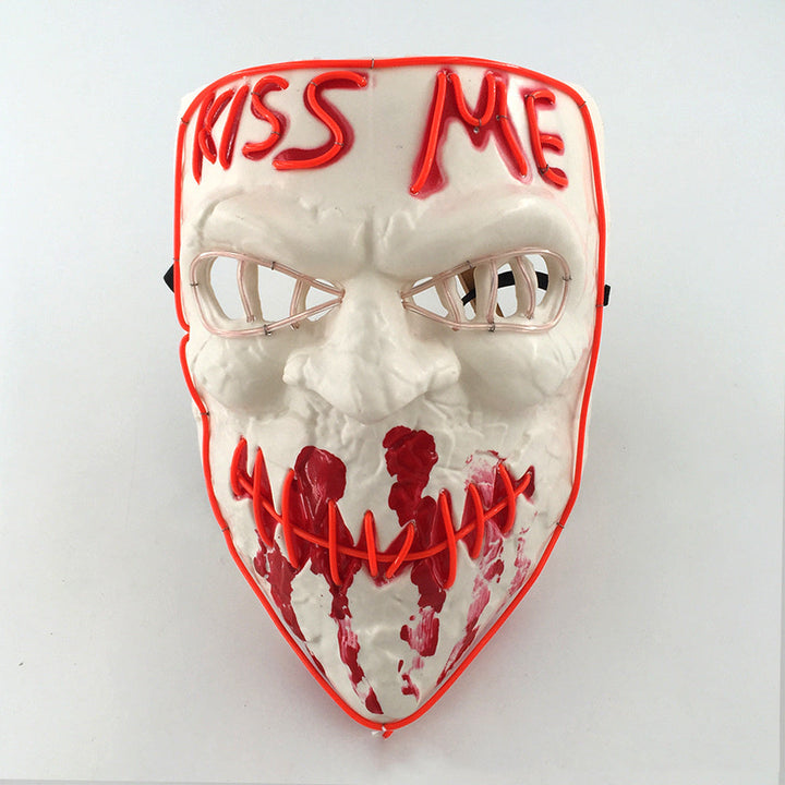 Halloween Light-Up Mask - LED Party Accessory