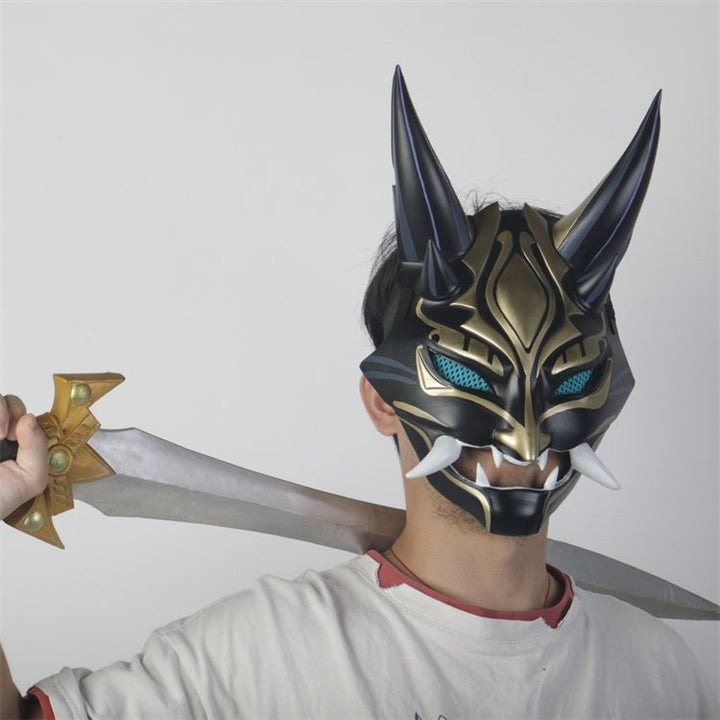 Halloween Mandrill Mask - Resin & PVC Costume Accessory