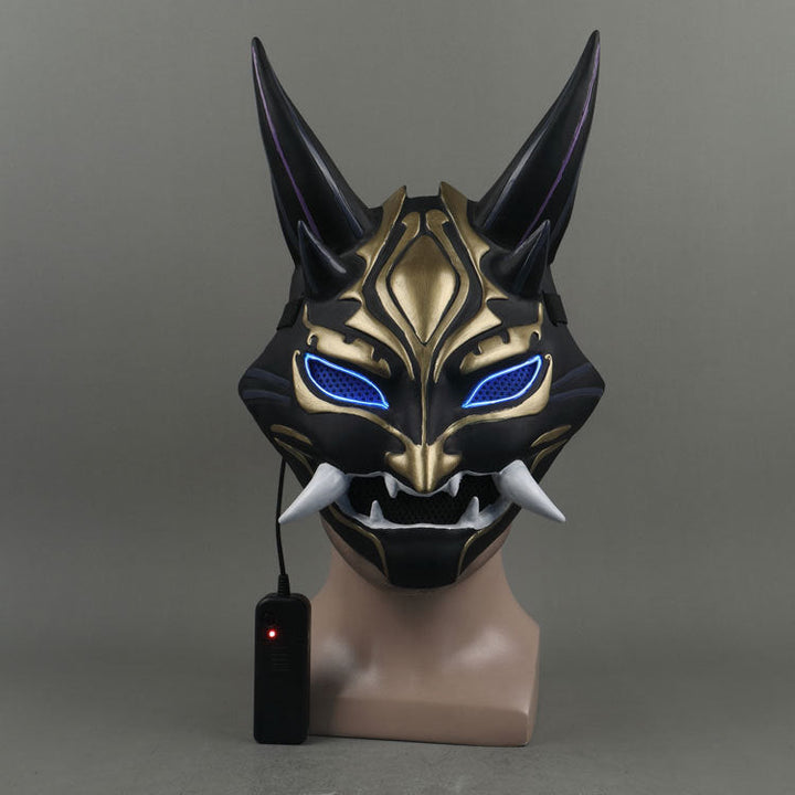 Halloween Mandrill Mask - Resin & PVC Costume Accessory - PVC Glowing