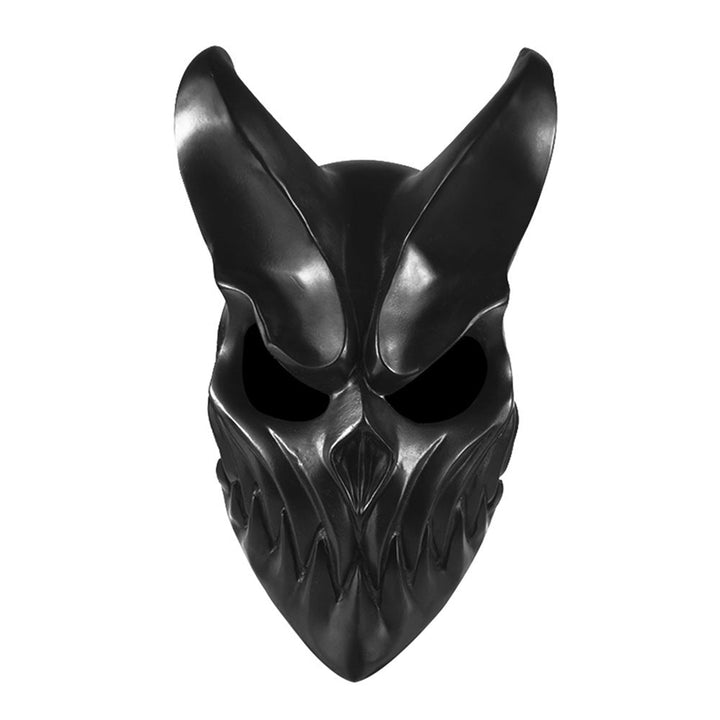 Halloween Movable Mouth Mask - PVC Party Accessory - Black