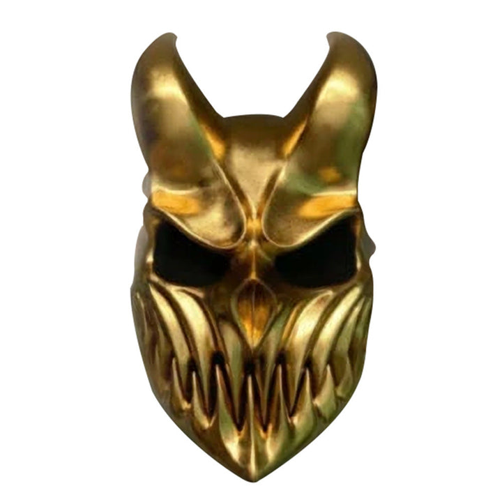 Halloween Movable Mouth Mask - PVC Party Accessory - Gold 2