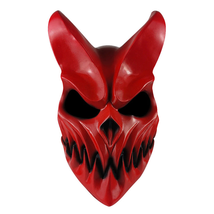Halloween Movable Mouth Mask - PVC Party Accessory - Red
