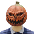 Halloween Pumpkin Latex Mask - Party & Trick-or-Treat Costume Accessor