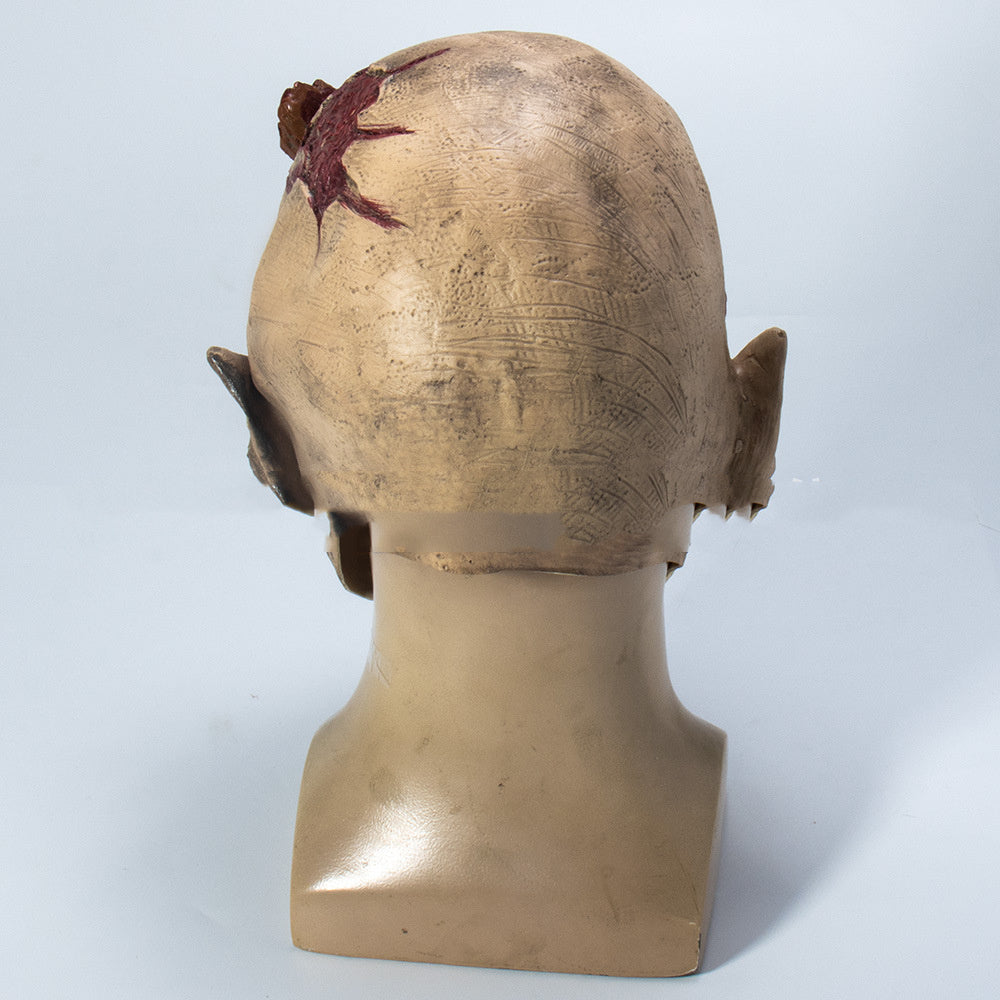 Halloween Scary Old Man Latex Mask - Creepy Character Face