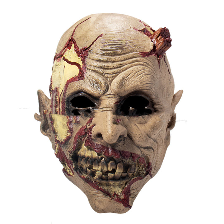Halloween Scary Old Man Latex Mask - Creepy Character Face