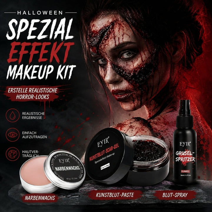 Halloween SFX Makeup Set - Wounds & Scars