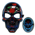 Halloween Skeleton Mask LED Glow - Scary Party Accessory