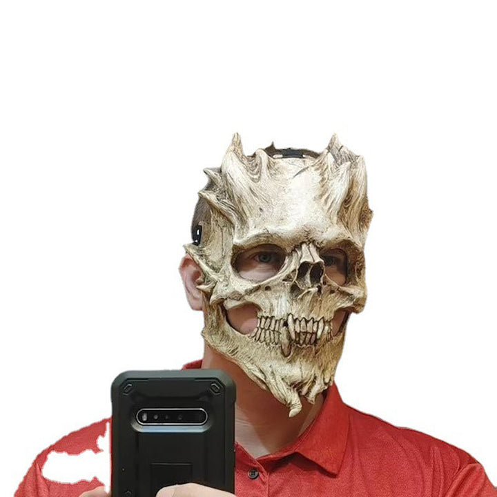 Halloween Skull Horror Mask - Skeleton Face Costume Accessory