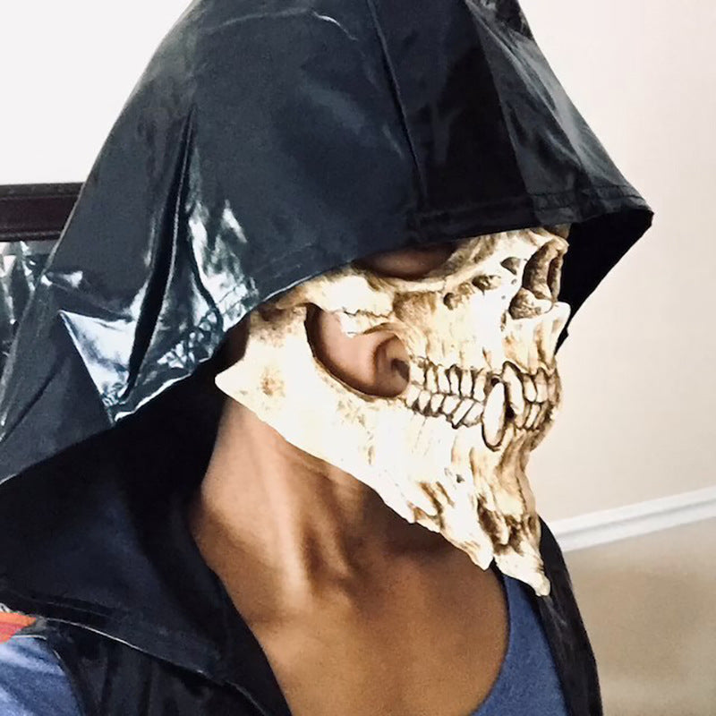 Halloween Skull Horror Mask - Skeleton Face Costume Accessory