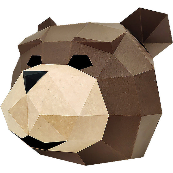 Halloween Smiling Teddy Bear Head Mask - DIY Craft Kit