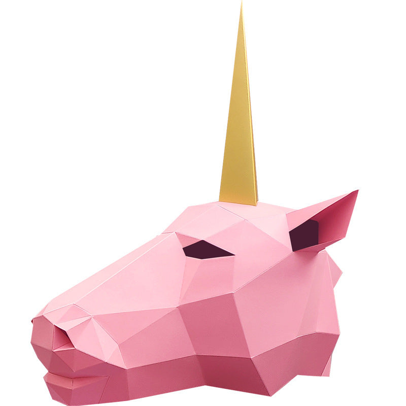 Halloween Tibetan Antelope Paper Headpiece - DIY Craft Mask