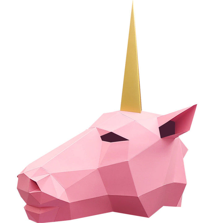 Halloween Tibetan Antelope Paper Headpiece - DIY Craft Mask