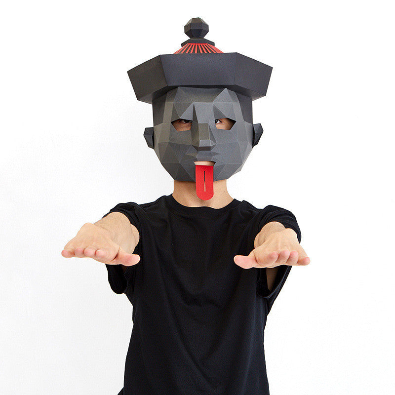 Halloween Zombie Mask - DIY Paper Craft Scary Face Headpiece