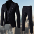 Men's 3-Piece Slim Fit Suit - Wedding & Formal