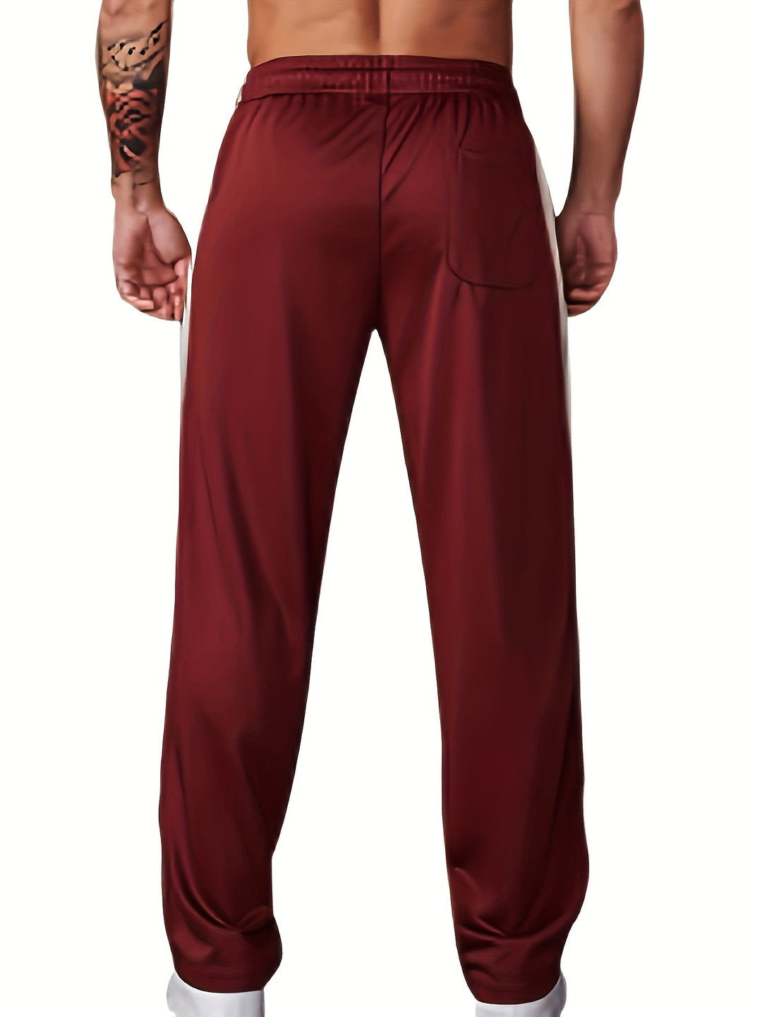 Men's Athletic Shorts - Breathable Drawstring Training Shorts