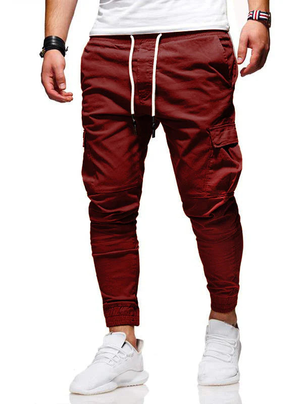 Men's Cargo Pants - Elastic Waist Workwear