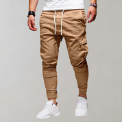 Men's Cargo Pants - Elastic Waist Workwear