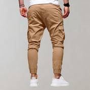 Men's Cargo Pants - Elastic Waist Workwear