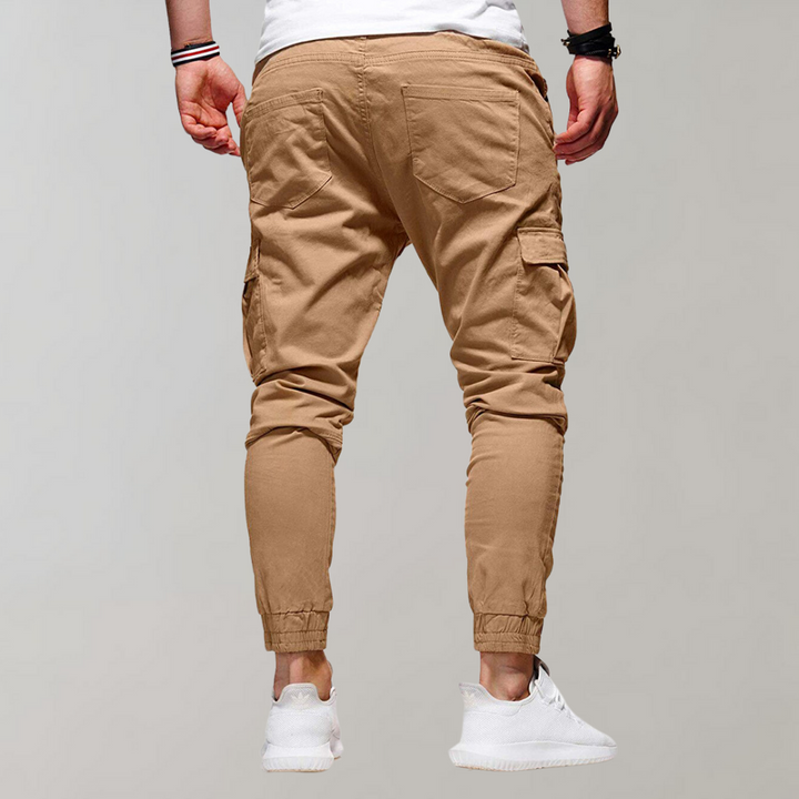 Men's Cargo Pants - Elastic Waist Workwear